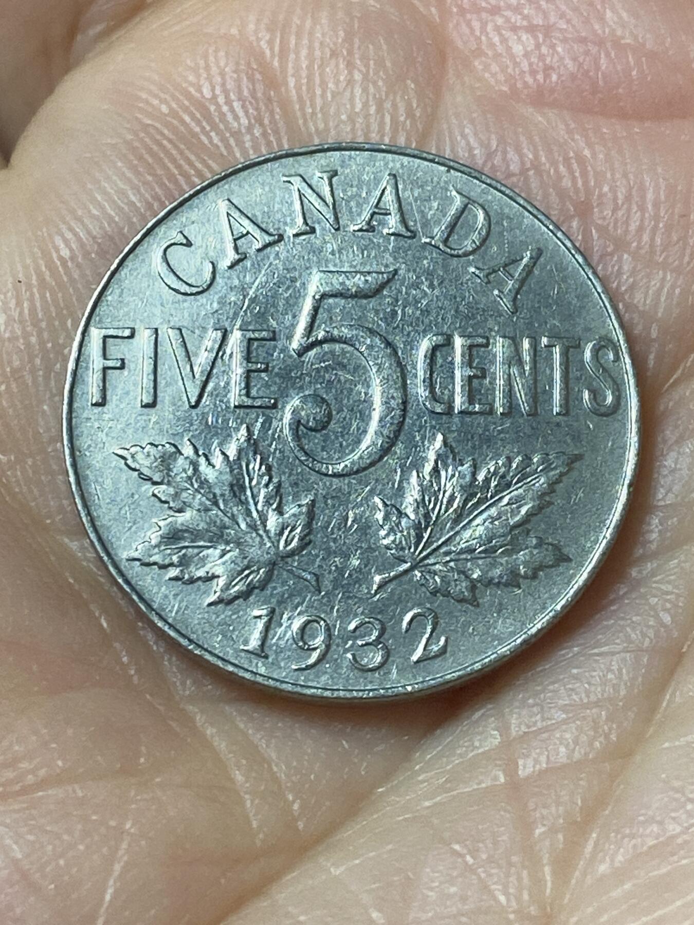 2026年第二十一场(总第一百九十场）外国好品散币场(免佣金) 加拿大🇨🇦1932年5分(乔治五世第四版)