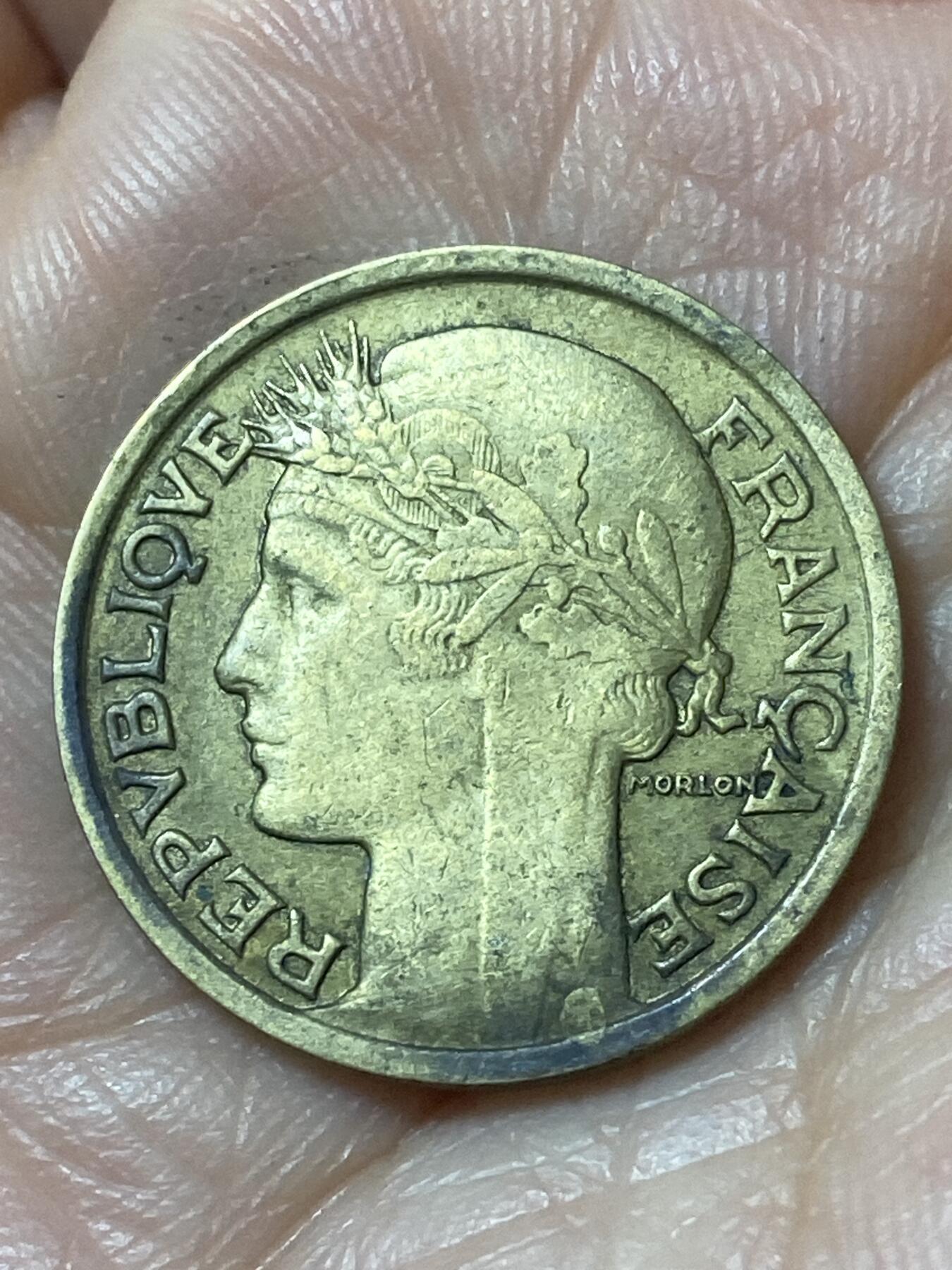 2026年第二十一场(总第一百九十场）外国好品散币场(免佣金) 法兰西第三共和国1934年1法郎