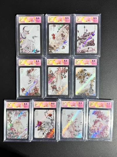 NO.24 好又多金牌大场，年前最后一期，全场中拍有礼！每周一站式配齐，方便凑单！（周6晚9点截拍，卖家送拍0抽成！ - 【评级套】万享 十二生肖 评级卡 彩闪不重复10张 9.5分套