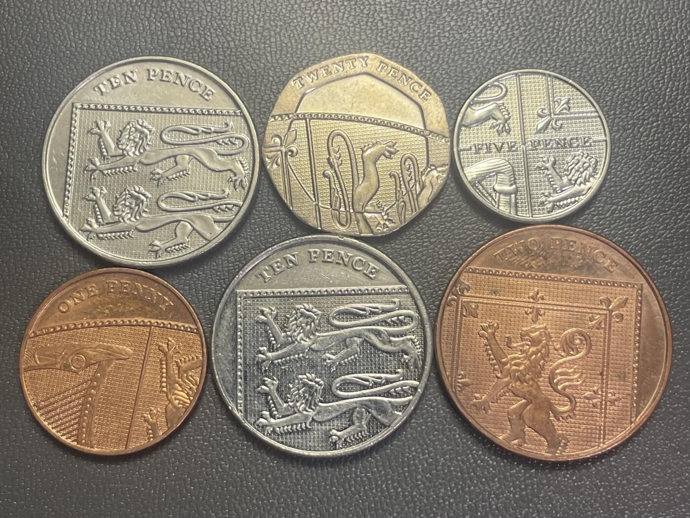 回流0207 英国皇家盾牌系列6枚