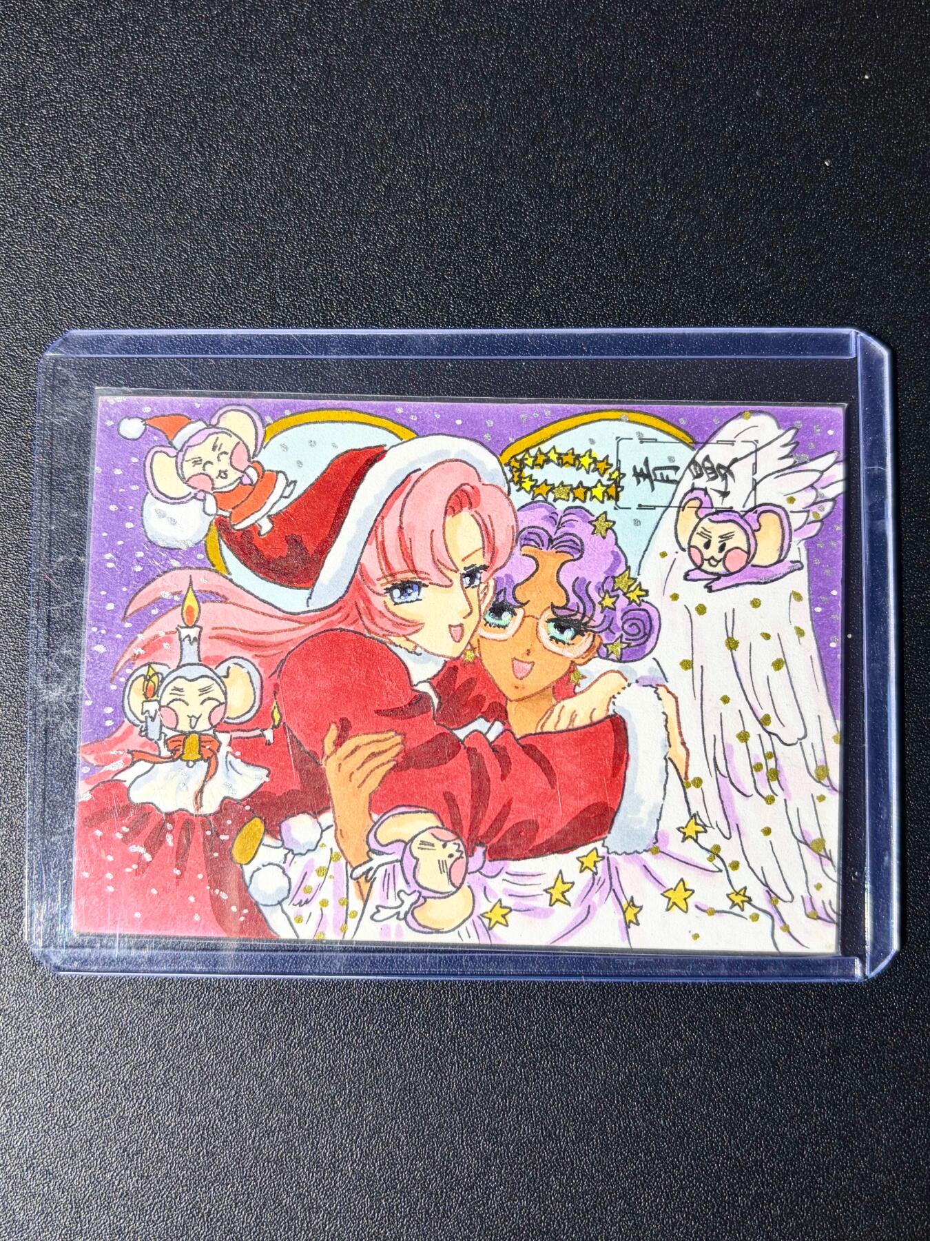 NO.24 好又多金牌大场，年前最后一期，全场中拍有礼！每周一站式配齐，方便凑单！（周6晚9点截拍，卖家送拍0抽成！ 【1/1手绘卡】青漫文创 画师祺怪 圣诞天使