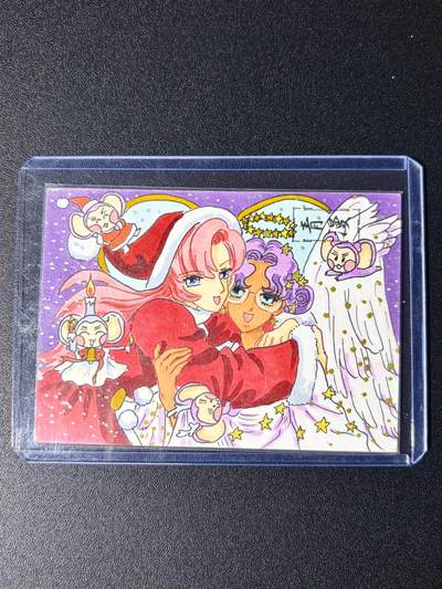 NO.24 好又多金牌大场，年前最后一期，全场中拍有礼！每周一站式配齐，方便凑单！（周6晚9点截拍，卖家送拍0抽成！ - 【1/1手绘卡】青漫文创 画师祺怪 圣诞天使