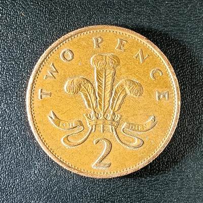 逸泉钱币2026第十二组世界钱币专场春节千件大拍A1614～2574 - 2202 英国2便士