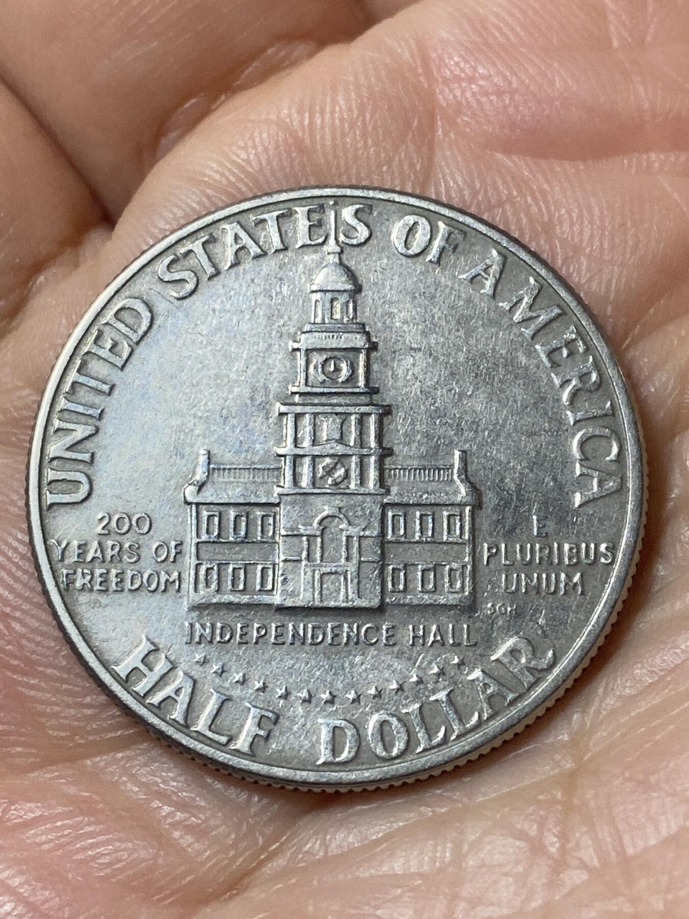 2026年第二十一场(总第一百九十场）外国好品散币场(免佣金) 美国🇺🇸1976年半美元(美国建国200周年纪念币)