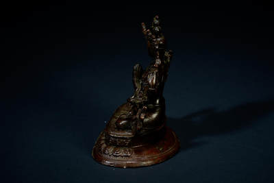 上海都达杂项专场三十四【年后发货全场包邮】  尼泊尔铜四臂观音造像88-12