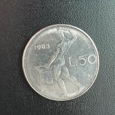 逸泉钱币2026第十二组世界钱币专场春节千件大拍A1614～2574 - 2341 意大利50里拉