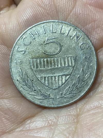 2026年第二十一场(总第一百九十场）外国好品散币场(免佣金) - 奥地利🇦🇹1960年5先令银币(二战后共和国第二版，首发年，640银)