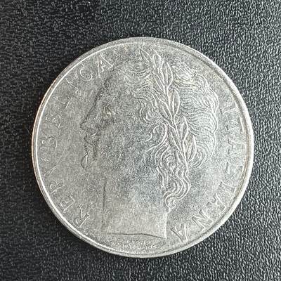 逸泉钱币2026第十八场世界各国散币纪念币AF1633-2572 2222 意大利100里拉硬币