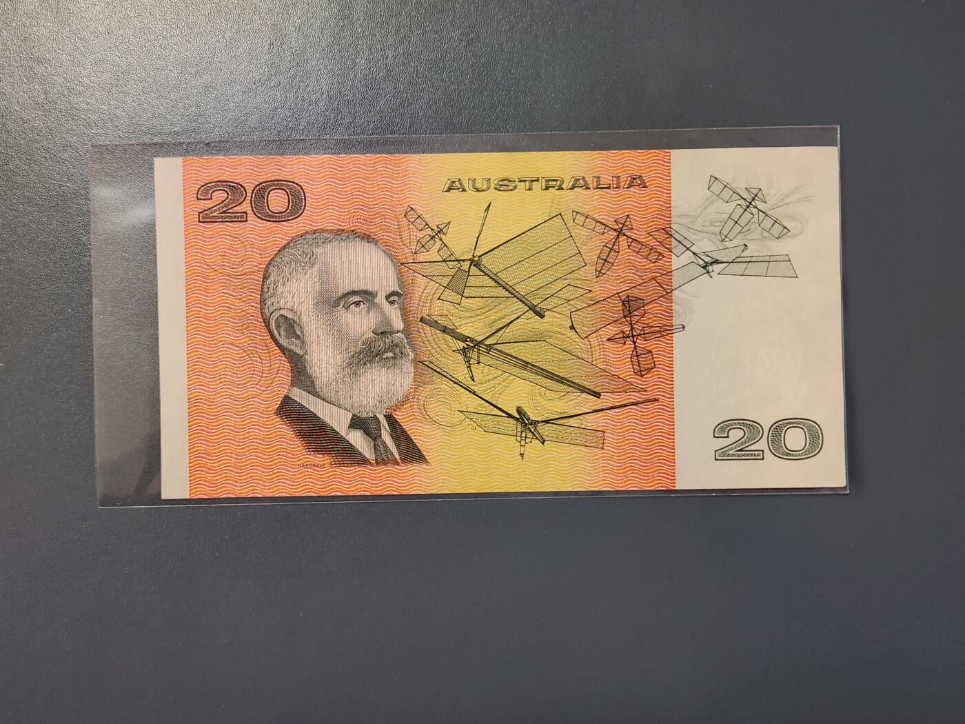 2月8号晚上8点 外国纸币自动截拍第21场 澳大利亚20新品