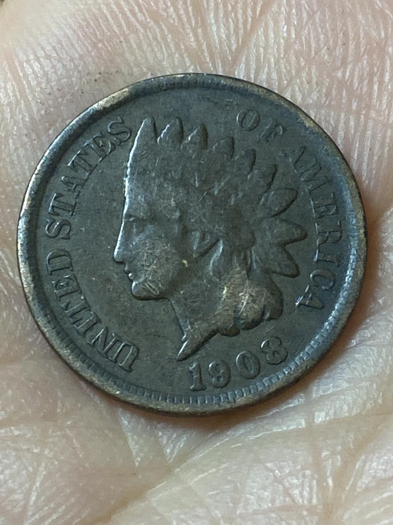 2026年第二十一场(总第一百九十场）外国好品散币场(免佣金) 美国🇺🇸1908年1分