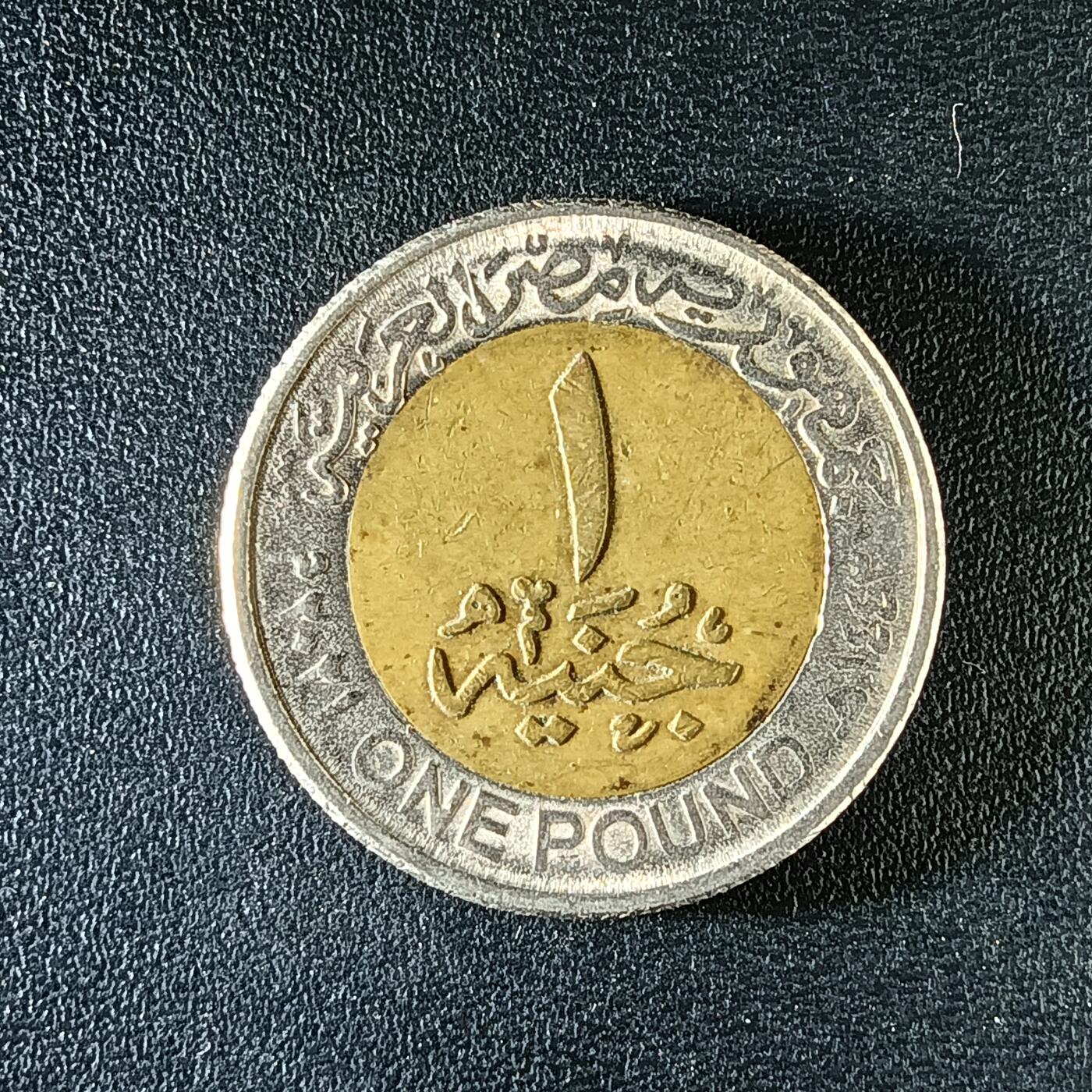 逸泉钱币2026第十二组世界钱币专场春节千件大拍A1614～2574 2215 埃及1磅双色纪念币