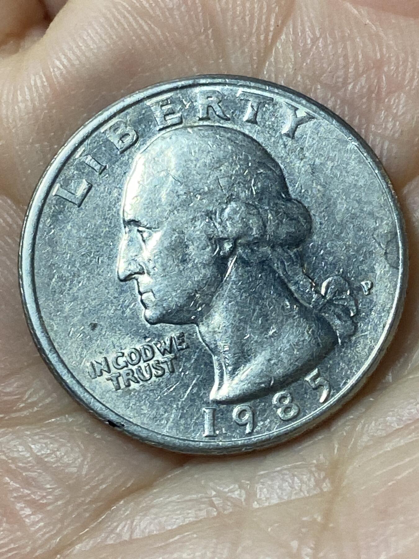 2026年第二十一场(总第一百九十场）外国好品散币场(免佣金) 美国🇺🇸1985年1/4元(华盛顿1/4元第三版，P版费城造)