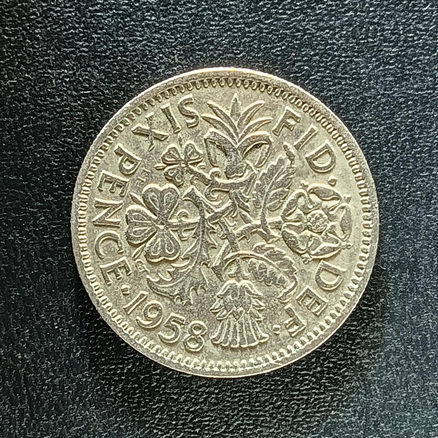 逸泉钱币2026第十二组世界钱币专场春节千件大拍A1614～2574 2423 英国6便士