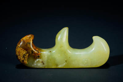 上海都达杂项专场二十六（全场包邮）  - 古玉山字笔架88-30