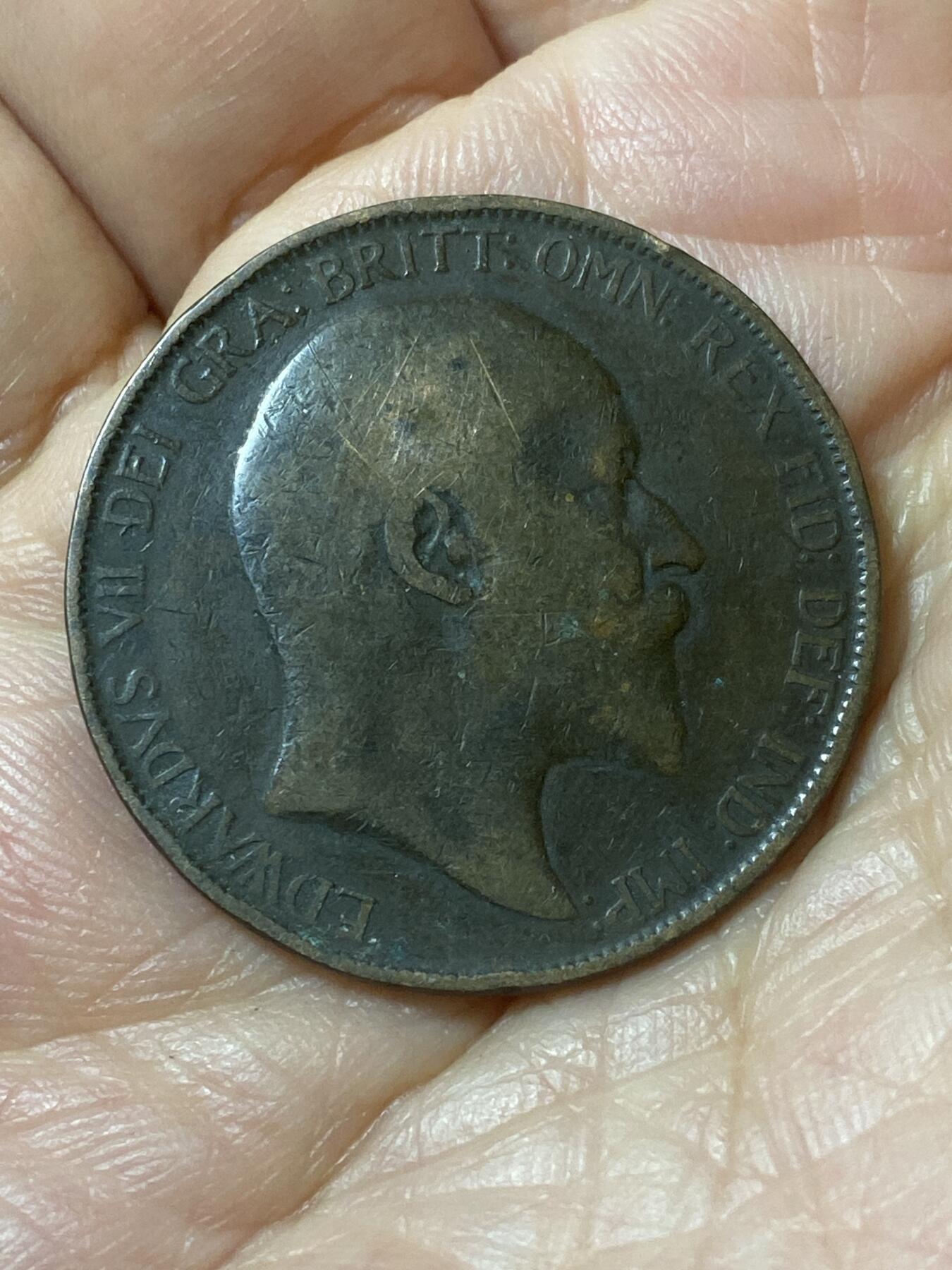 2026年第二十一场(总第一百九十场）外国好品散币场(免佣金) 英国🇬🇧1906年1便士(爱德华七世时期)