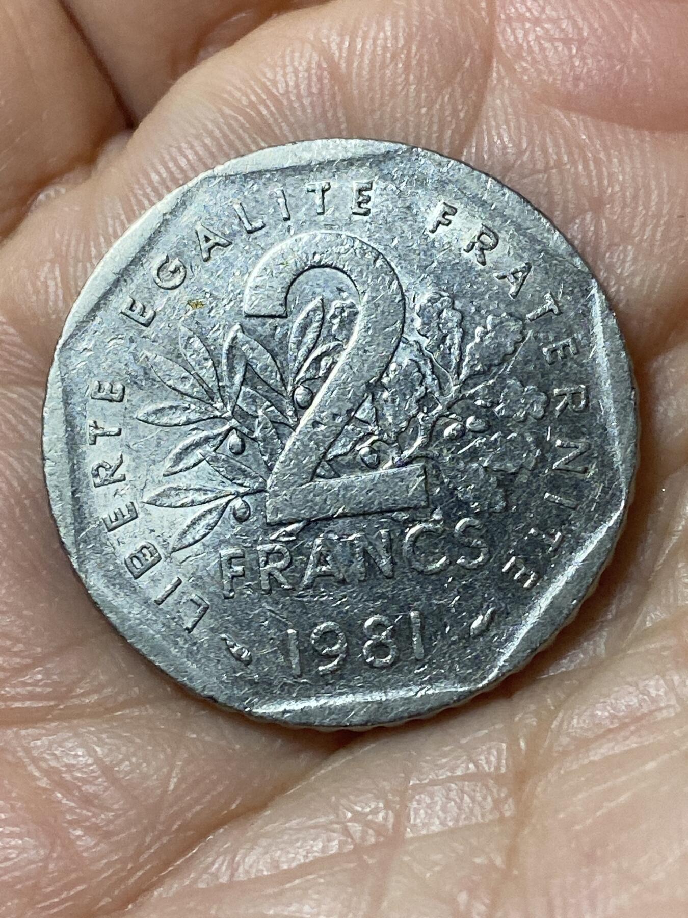 2026年第二十一场(总第一百九十场）外国好品散币场(免佣金) 法国🇫🇷1981年2法郎