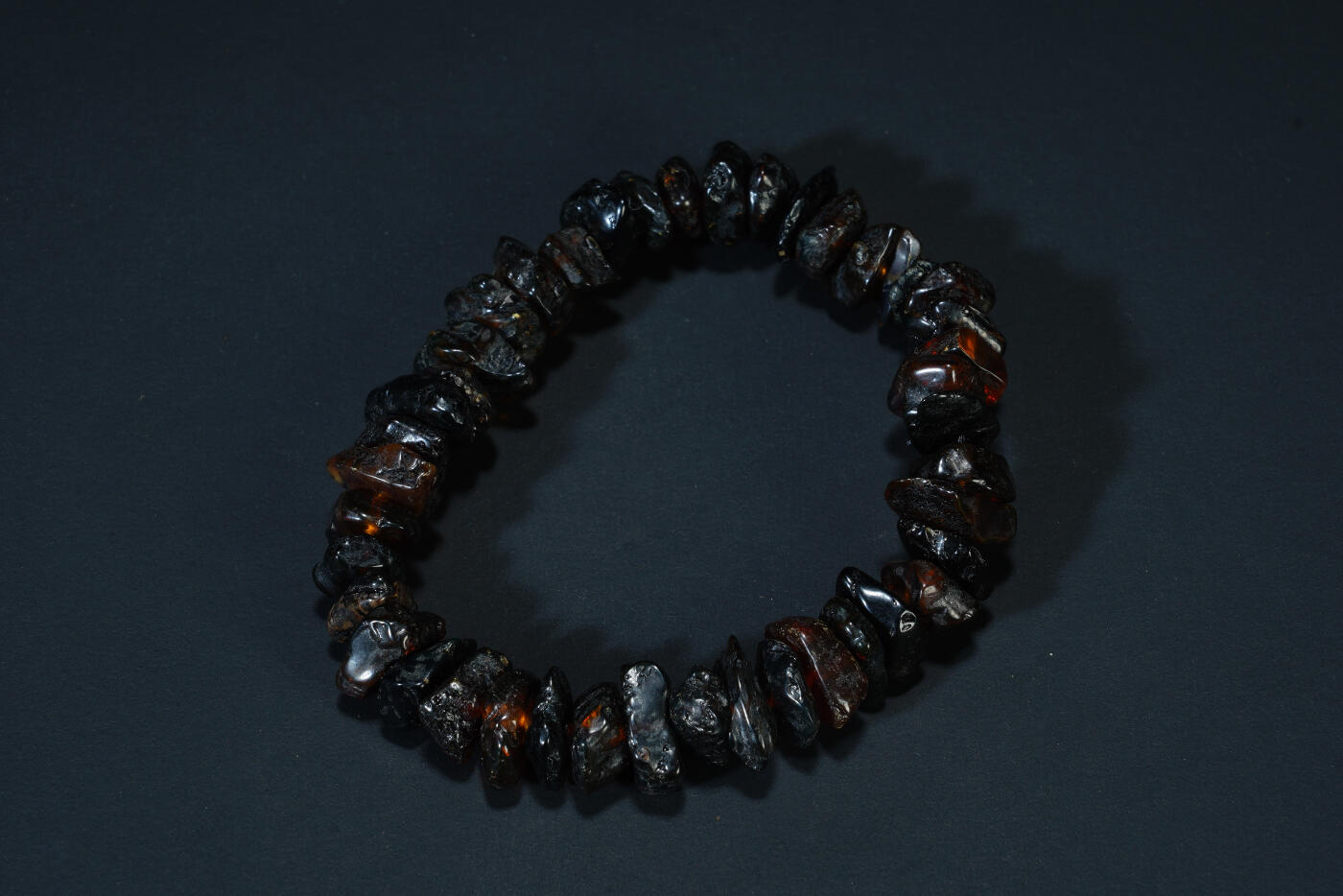 上海都达杂项专场二十六（全场包邮）  天然琥珀碎石手链 附鉴定证书88-100