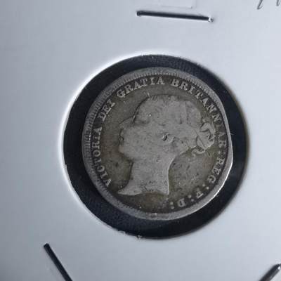 沼泽如烟--第991场 - 英国1884年6便士银币