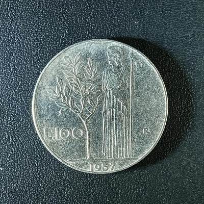 逸泉钱币2026第十二组世界钱币专场春节千件大拍A1614～2574 - 2308 意大利100里拉