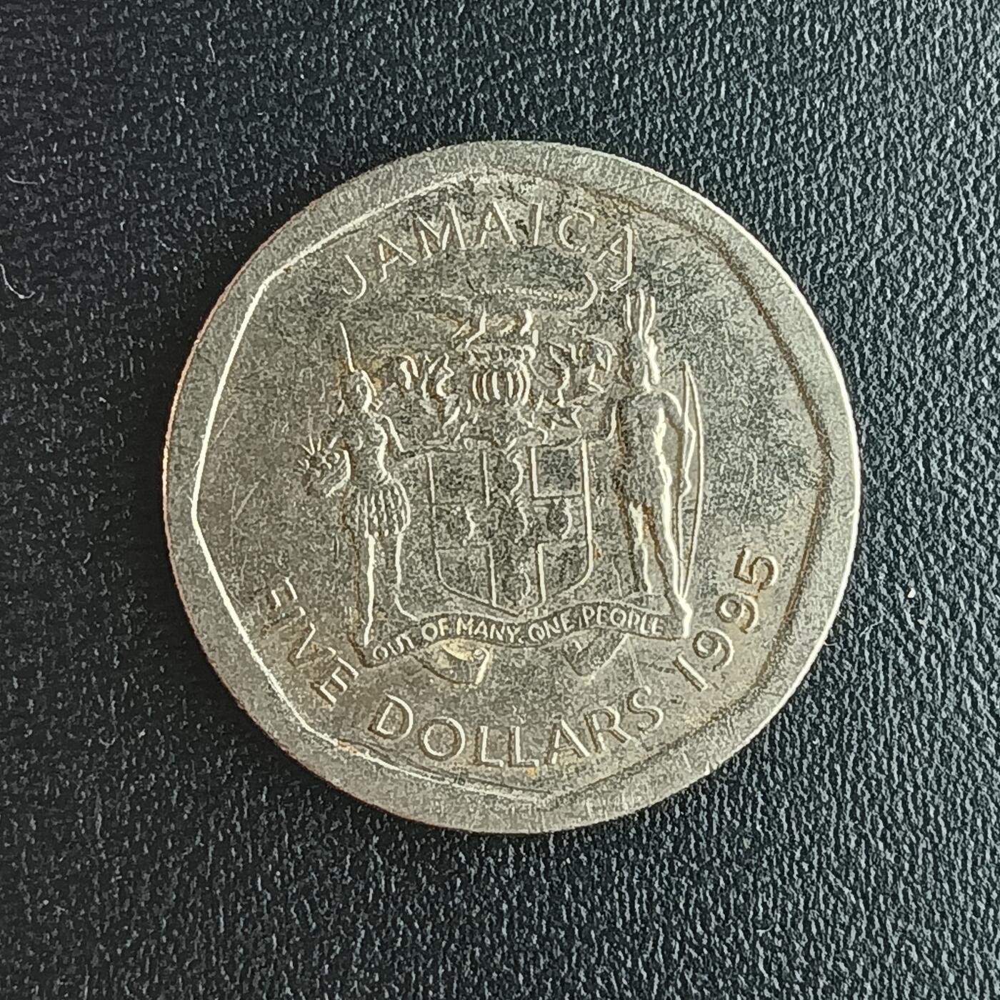 逸泉钱币2026第十二组世界钱币专场春节千件大拍A1614～2574 2263 牙买加硬币5元