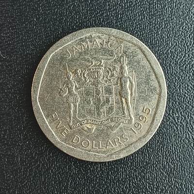 逸泉钱币2026第十二组世界钱币专场春节千件大拍A1614～2574 - 2263 牙买加硬币5元