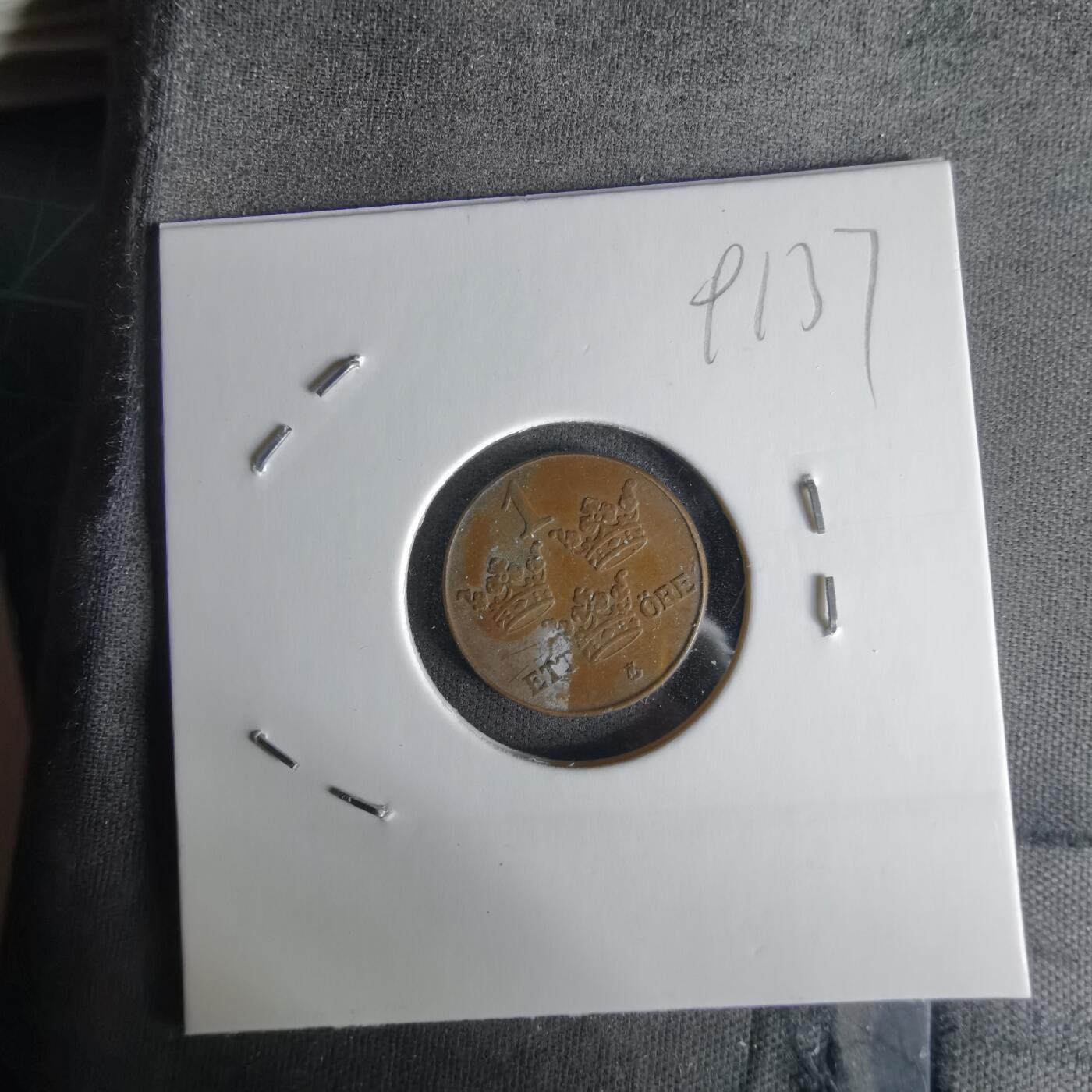 沼泽如烟--第991场 瑞典1937年1欧尔