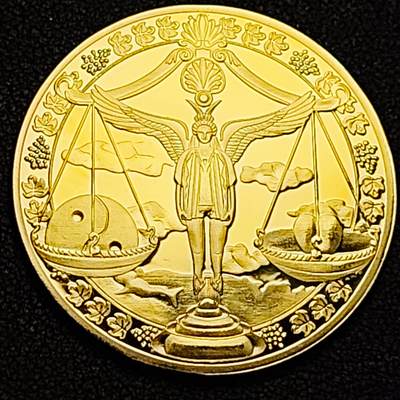 泉币菌-第185场- 精品福利场 - 纪念品 十二星座 40mm