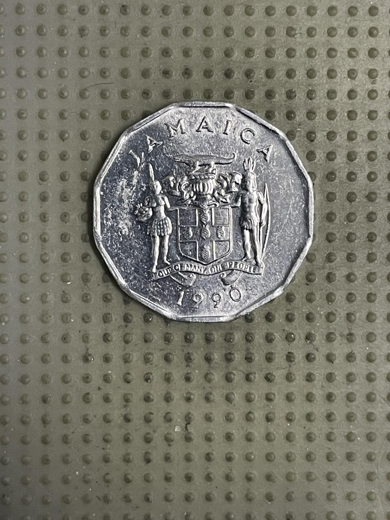 2026年第24场各国散币拍卖（总第174场）年前发货截止到11号 牙买加1990年fao1分纪念币