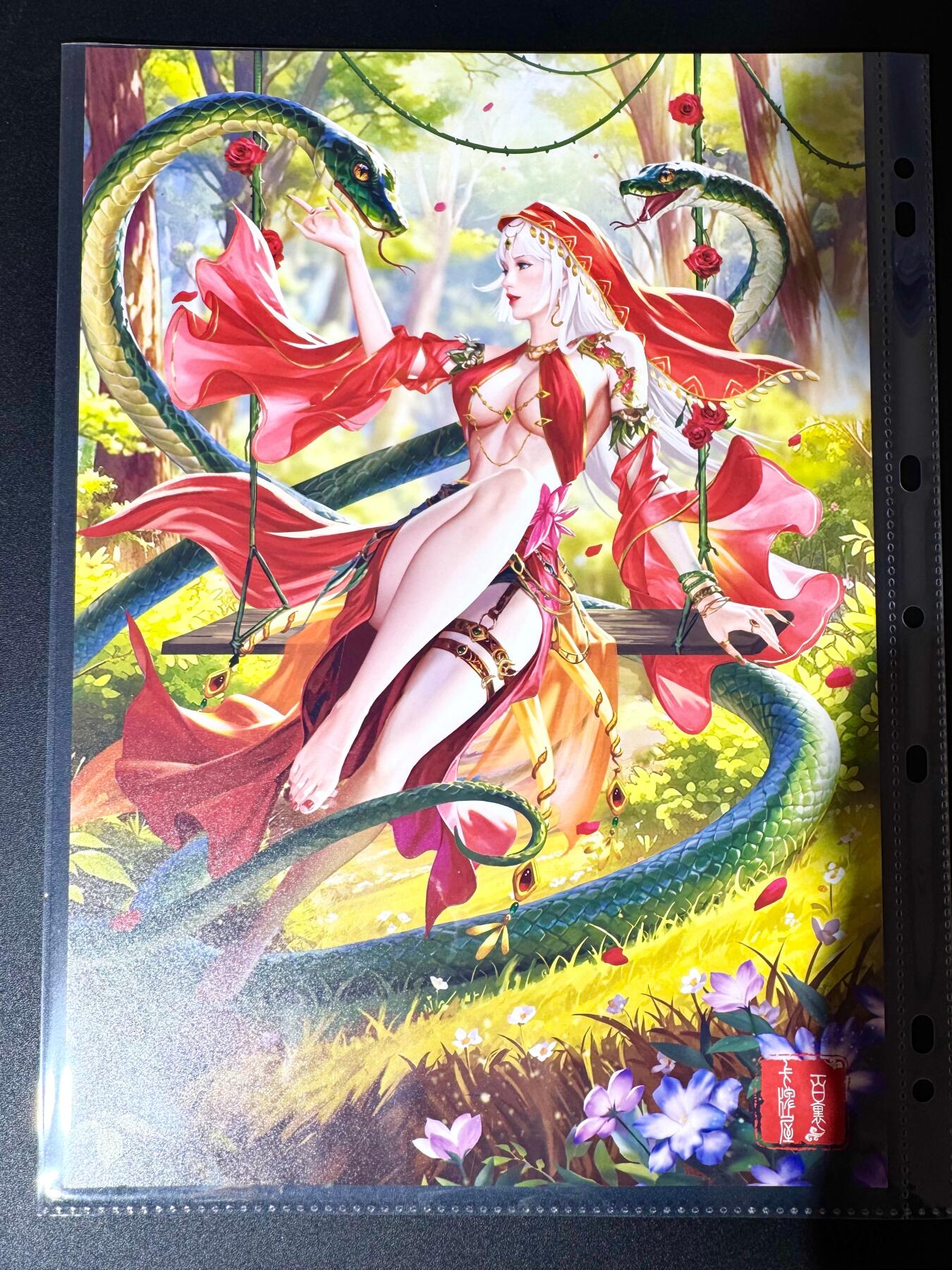 NO.24 好又多金牌大场，年前最后一期，全场中拍有礼！每周一站式配齐，方便凑单！（周6晚9点截拍，卖家送拍0抽成！ 百里卡牌 荡寇志第三弹 千洲 生肖蛇 A4粗闪大卡