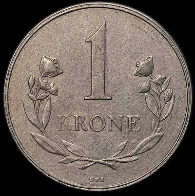 修遠堂世界钱币第104期 - 1960年格陵兰皇家矿业公司1克朗