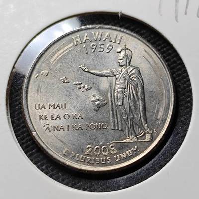 KK钱币收藏小铺  第394期  2月预留时间 周末发货 - 2008美国25美分 纪念币