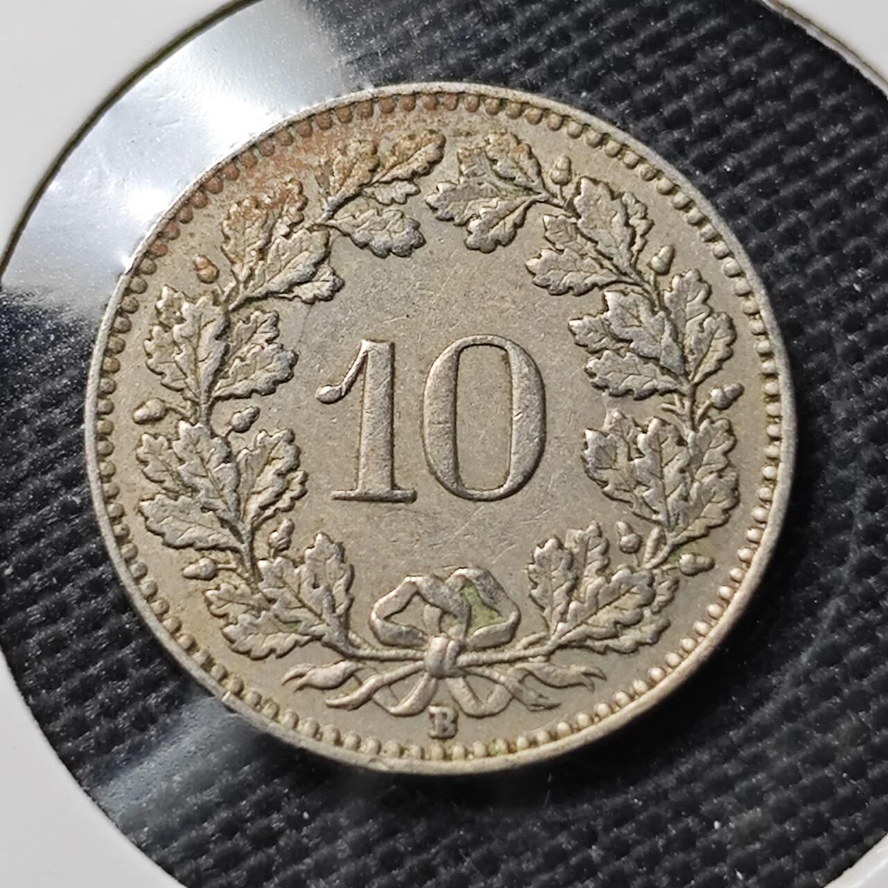 KK钱币收藏小铺  第395期  2月预留时间 周末发货 1940瑞士10分 