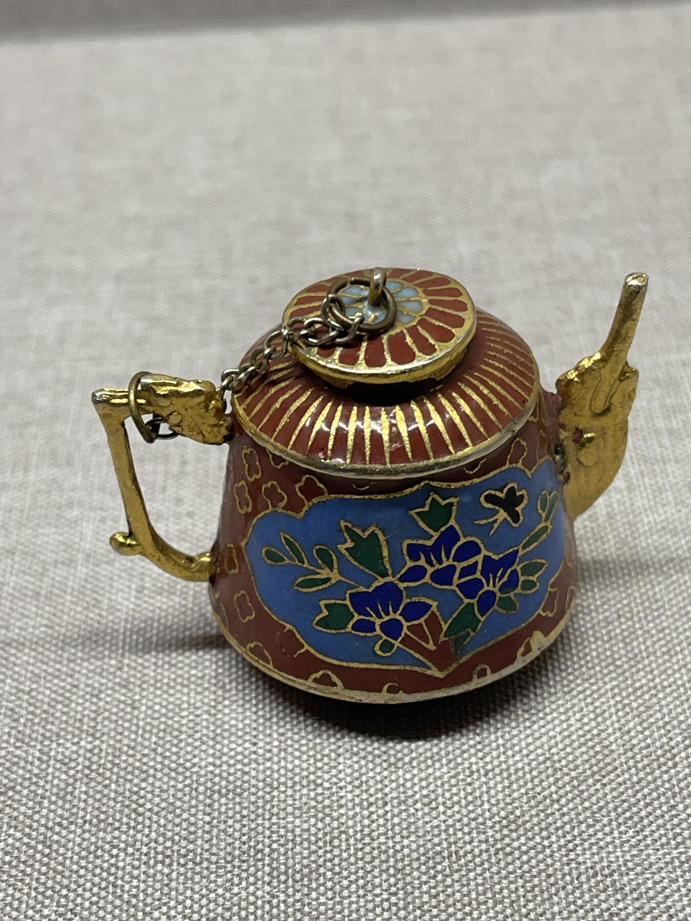 杂项 景泰蓝小壶摆件