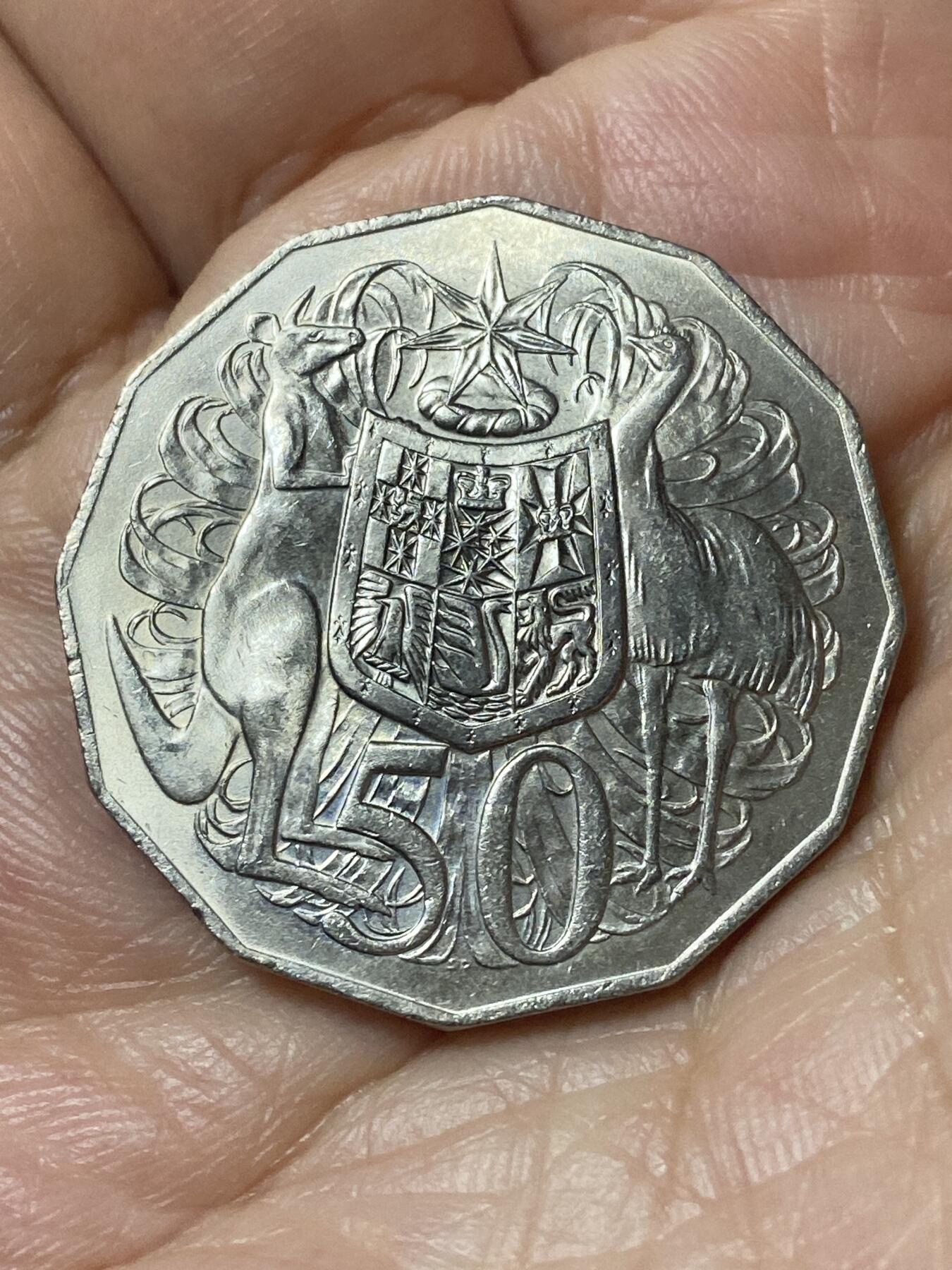 2026年第二十一场(总第一百九十场）外国好品散币场(免佣金) 原光好品–澳大利亚🇦🇺1975年50分(伊丽莎白二世中年花冠第二版)