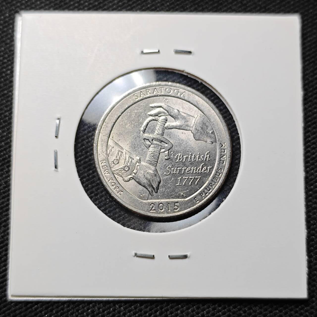 KK钱币收藏小铺  第395期  2月预留时间 周末发货  2015美国25美分纪念币