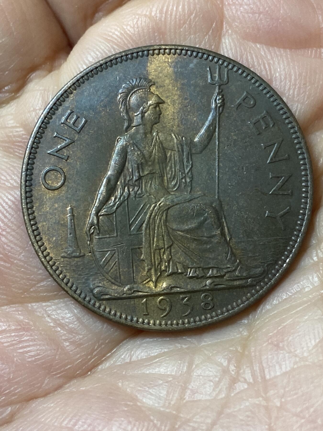 2026年第二十一场(总第一百九十场）外国好品散币场(免佣金) 英国🇬🇧1938年1便士(乔治六世第一版)