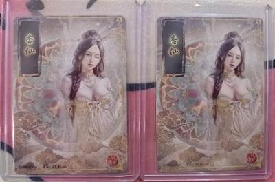 丫丫卡拍-场主生日🎂全场包邮（3月1日22：00截拍） 焱卡《刷子》杏仙 幻彩+普卡 两张