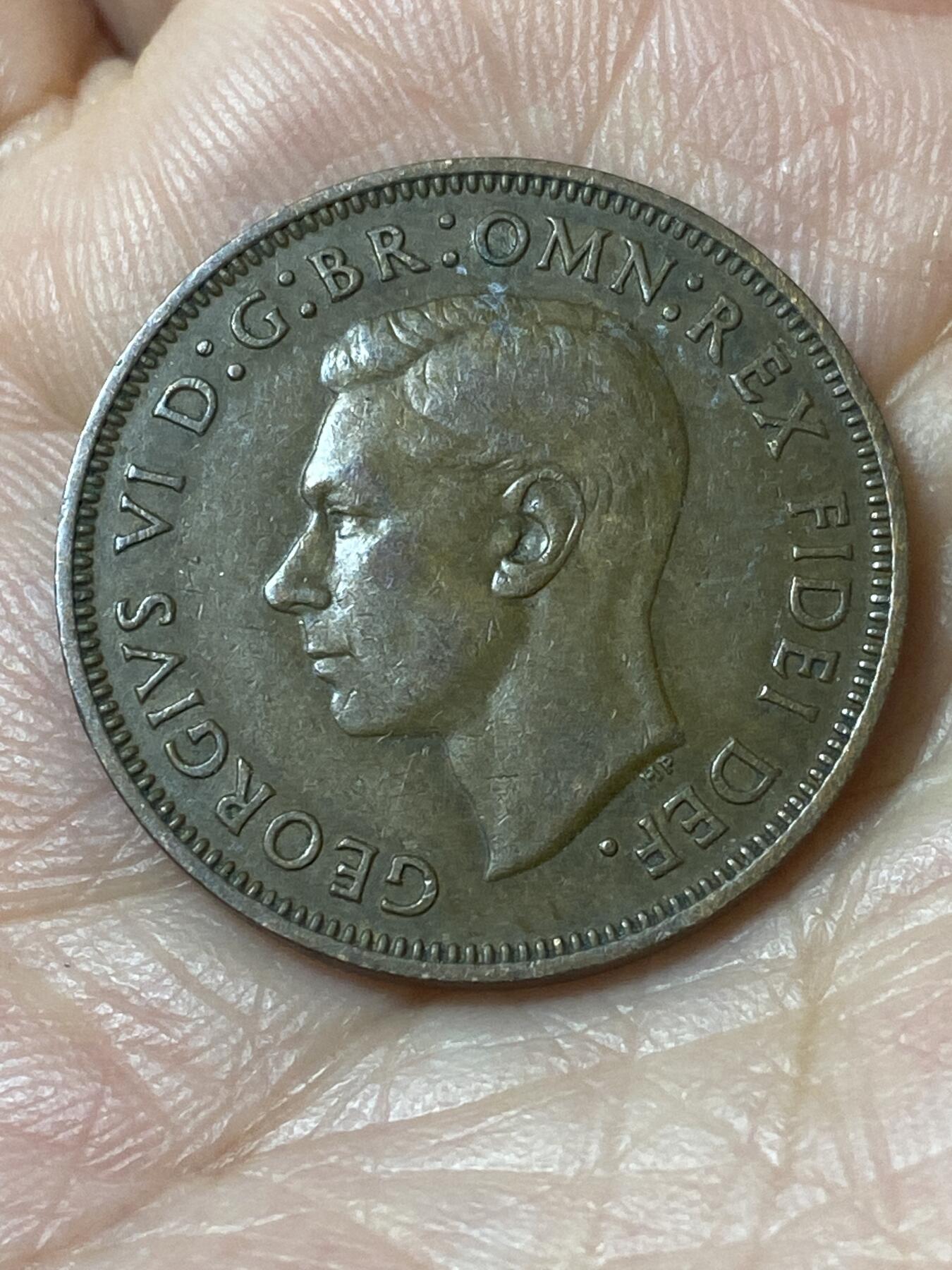 2026年第二十一场(总第一百九十场）外国好品散币场(免佣金) 英国🇬🇧1952年半便士(乔治六世逝世年，第二版关门年)