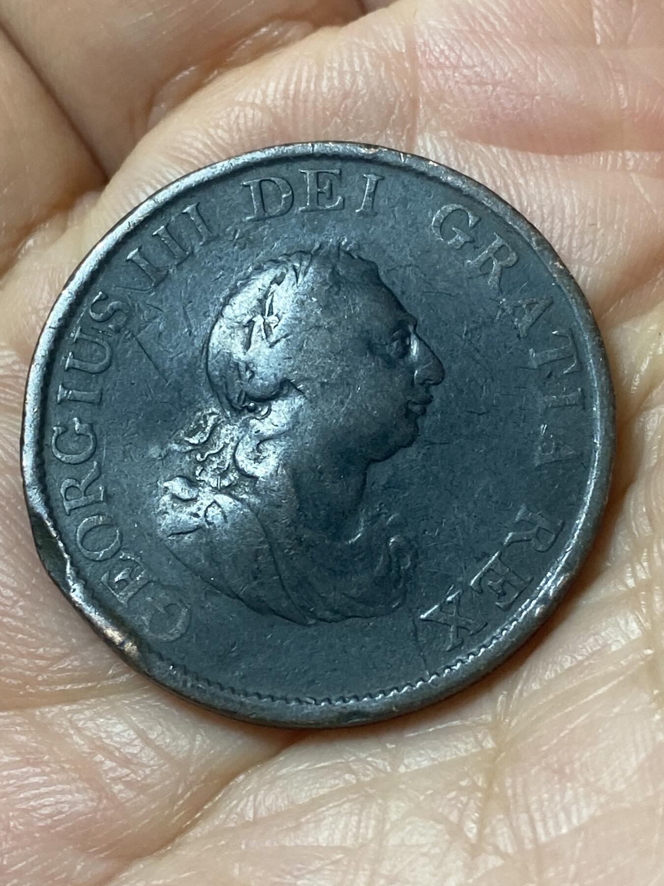 2026年第二十一场(总第一百九十场）外国好品散币场(免佣金) 英国🇬🇧1799年1/2便士(乔治三世时期)