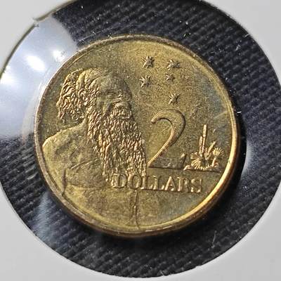 KK钱币收藏小铺  第395期  2月预留时间 周末发货 - 2005澳大利亚土著人2元 