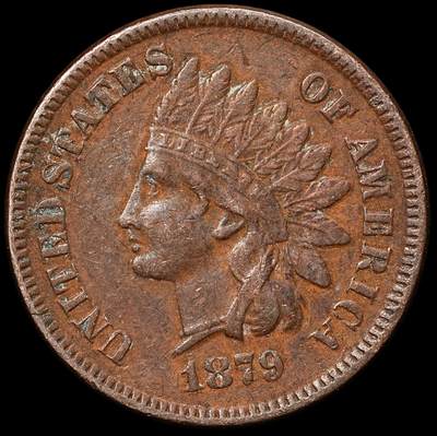 修遠堂世界钱币第104期 - 1879年美国1美分铜币