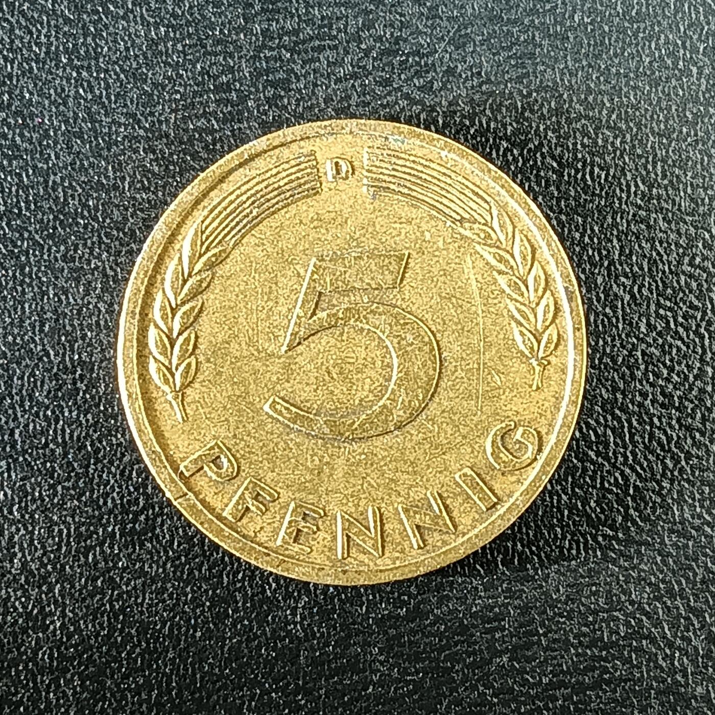 逸泉钱币2026第十二组世界钱币专场春节千件大拍A1614～2574 2447 联邦德国5分尼