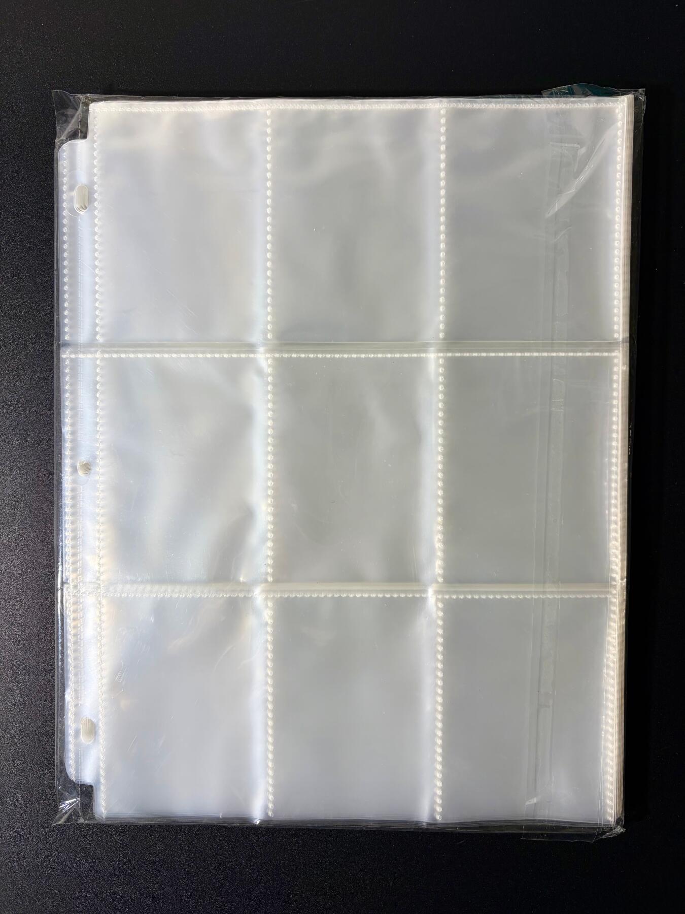 NO.24 好又多金牌大场，年前最后一期，全场中拍有礼！每周一站式配齐，方便凑单！（周6晚9点截拍，卖家送拍0抽成！ 【卡页】九宫透明卡页50张