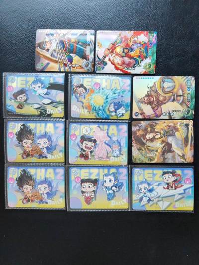 周六第99期阳大大卡牌拍卖第99期（持续收拍品，周六晚上九点截拍，进群福利早知道） - 卡游 三国and哪吒 11张