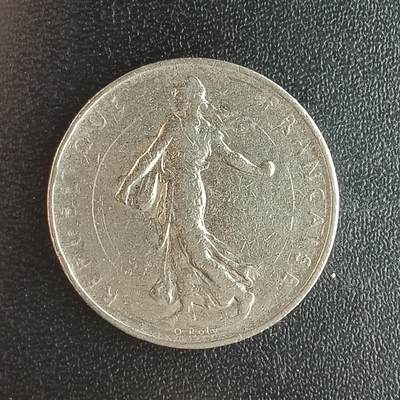 逸泉钱币2026第十八场世界各国散币纪念币AF1633-2572 2255 法国1法郎