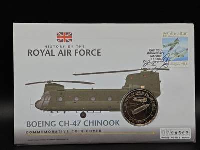  【淘币小摊】限时拍第八百七十拍   克朗币邮币封场    年前最后一场结束全部发出请更换最新收货地址不方便收货的请勿参拍或者顺丰到付 - 直布罗陀2008年英国皇家空军飞机历史克朗纪念币邮币封