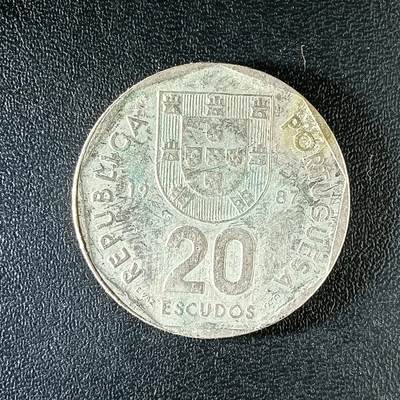 逸泉钱币2026第十二组世界钱币专场春节千件大拍A1614～2574 - 2212 葡萄牙50埃斯库多