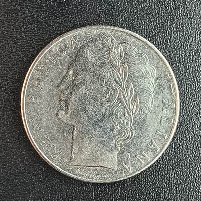 逸泉钱币2026第十八场世界各国散币纪念币AF1633-2572 2223 意大利100里拉硬币