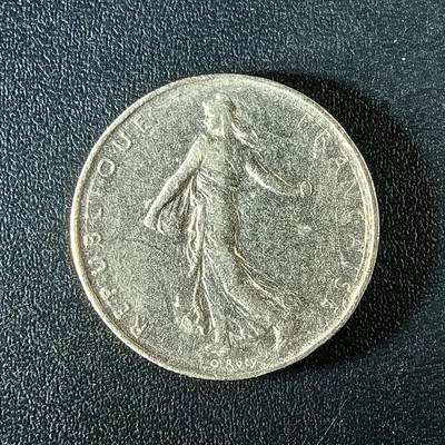 逸泉钱币2026第十八场世界各国散币纪念币AF1633-2572 2325 法国1法郎