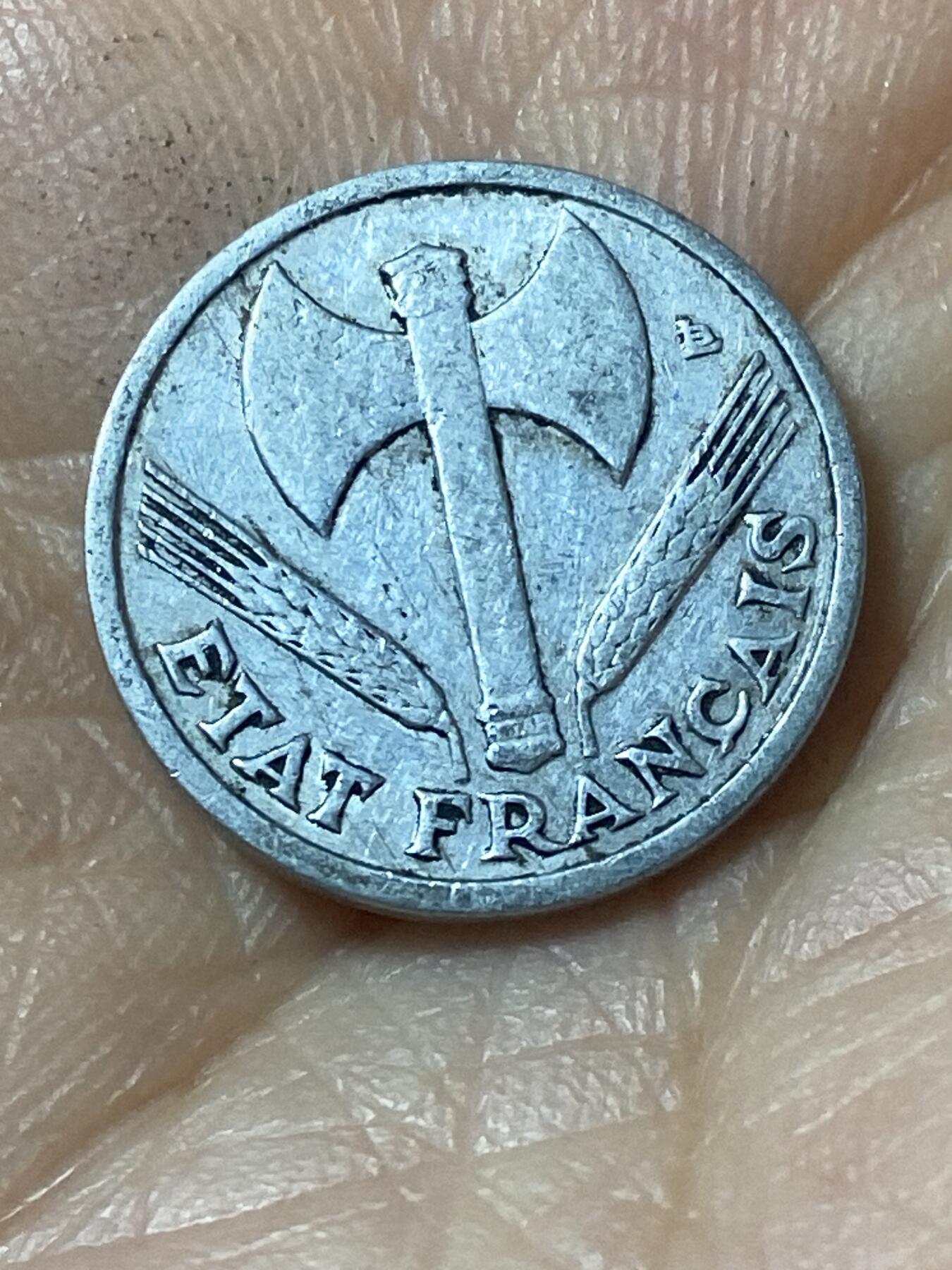 2026年第二十一场(总第一百九十场）外国好品散币场(免佣金) 法国1942年50生丁(维希傀儡政府时期，首发年仅发行3年)